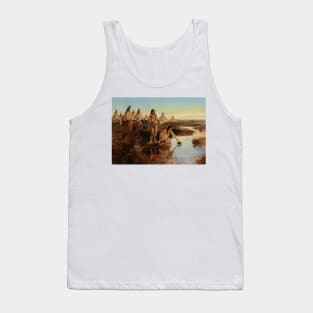 “Water for Camp” by Charles M Russell Tank Top